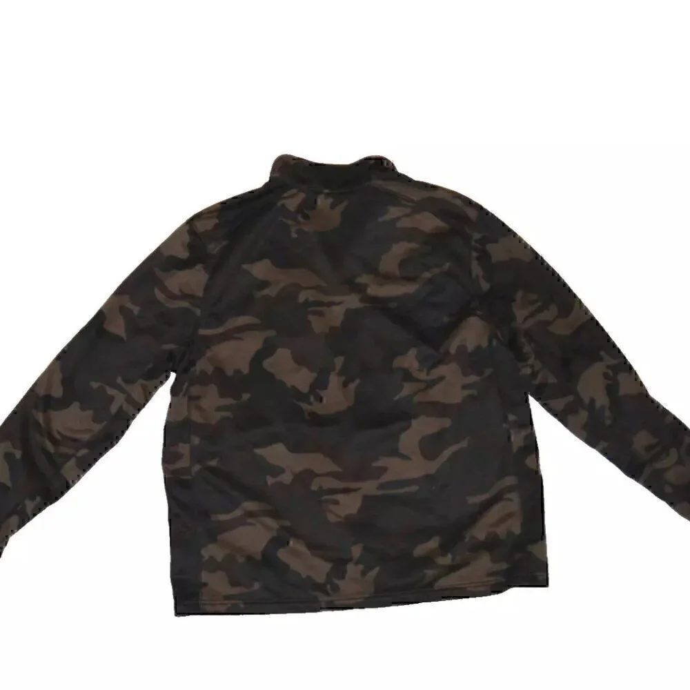 Men's Camo Russell Size L Camouflage Pullover Nylon Windbreaker